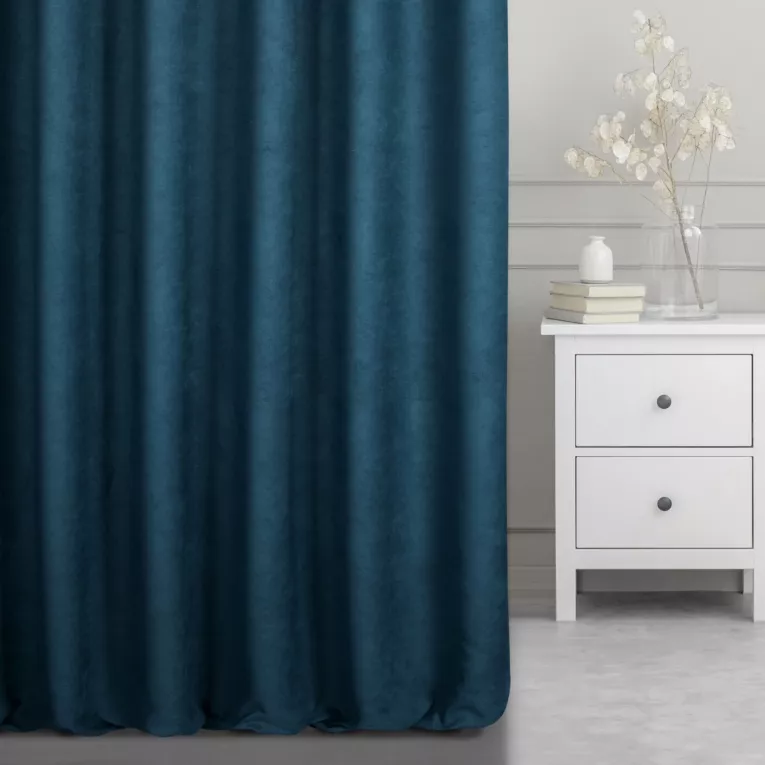 Tkanina zasłonowa z miękkiego weluru Eurofirany