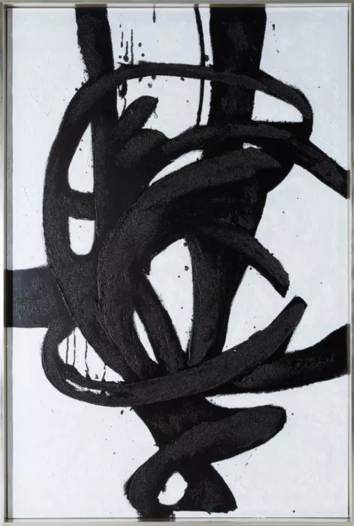 Obraz ręcznie malowany na płótnie w stylu abstrakcyjnym Eurofirany