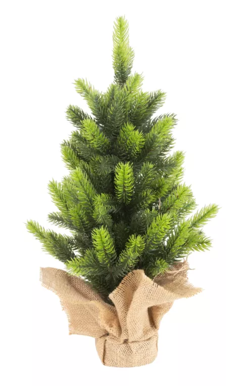 MAŁA CHOINKA SZTUCZNA ŚWIERK ŻYWIECKI W DONICZCE - 45 cm - PREMIUM 1 PE