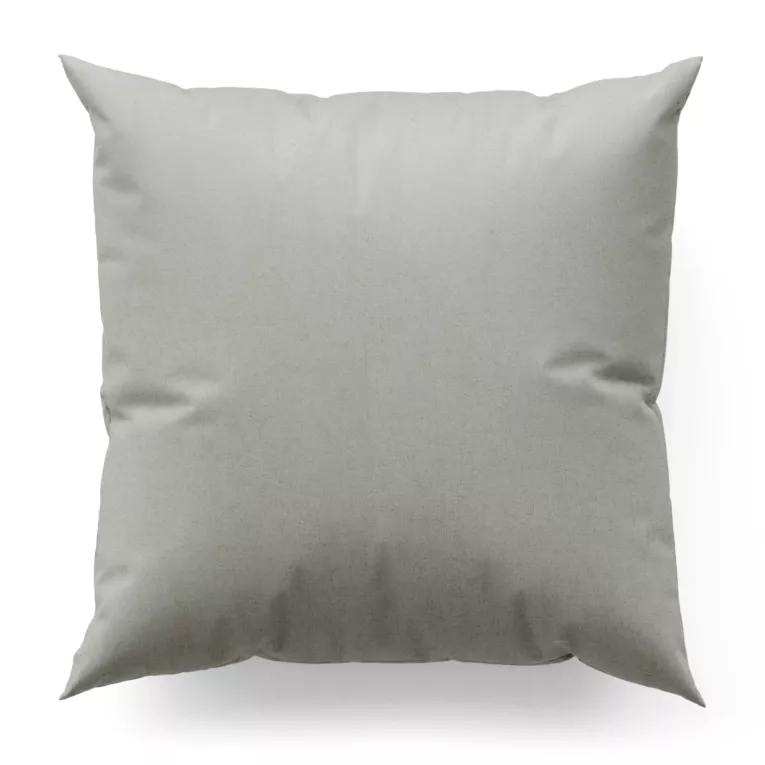 Poszewka na wymiar srebrna z tkaniny blackout zaciemniającej w 100% o naturalnej strukturze