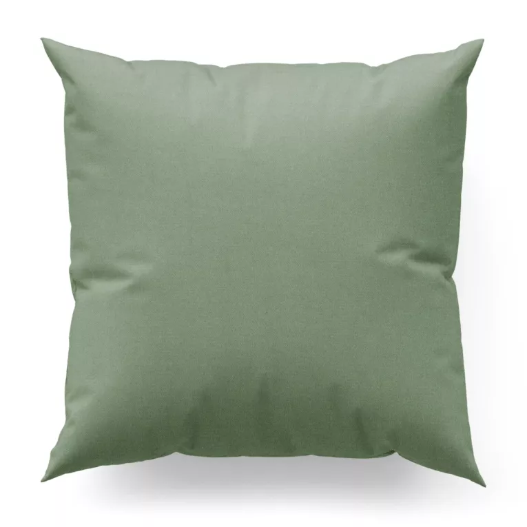 Poszewka szyta miętowa z miękkiej tkaniny w drobny wzór jodełkowy