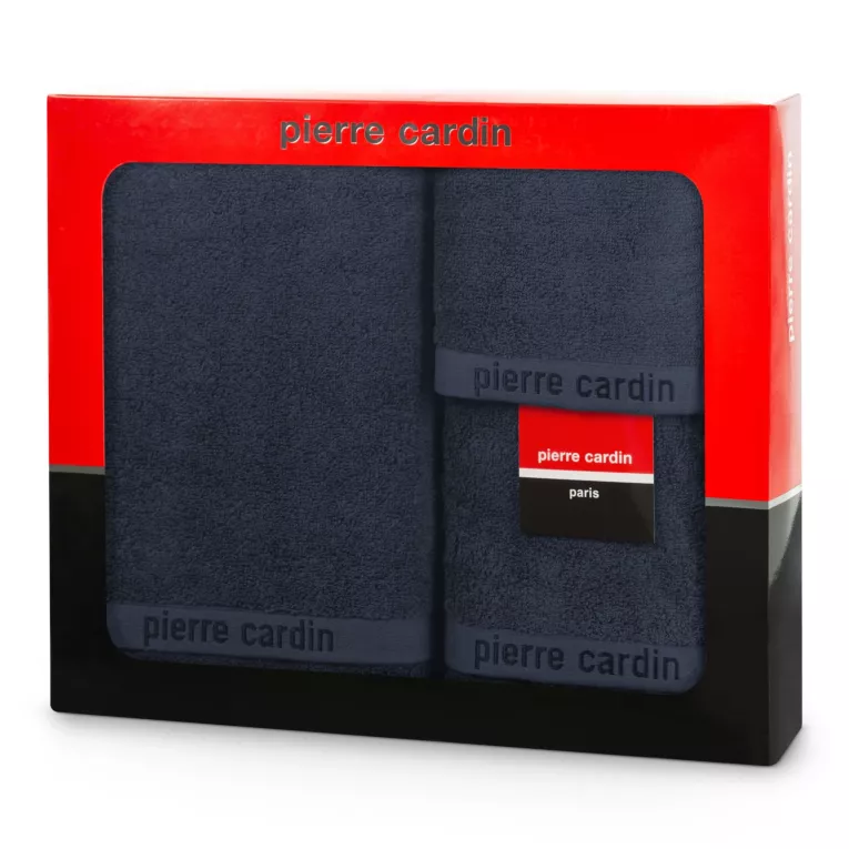 Komplet ręczników w eleganckim pudełku z kolekcji Pierre Cardin Eurofirany