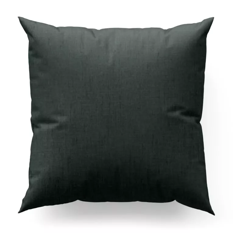 Poszewka szyta GEONOA grafitowa z miękkiej tkaniny o naturalnym charakterze z widocznym ozdobnym splotem