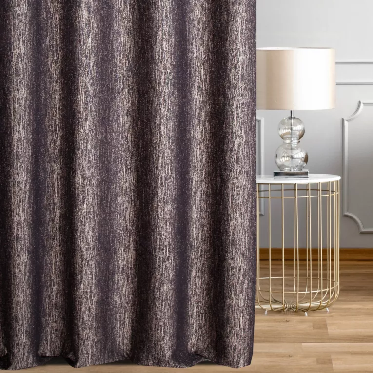 Tkanina zasłonowa szenilowa z melanżowym wzorem Eurofirany