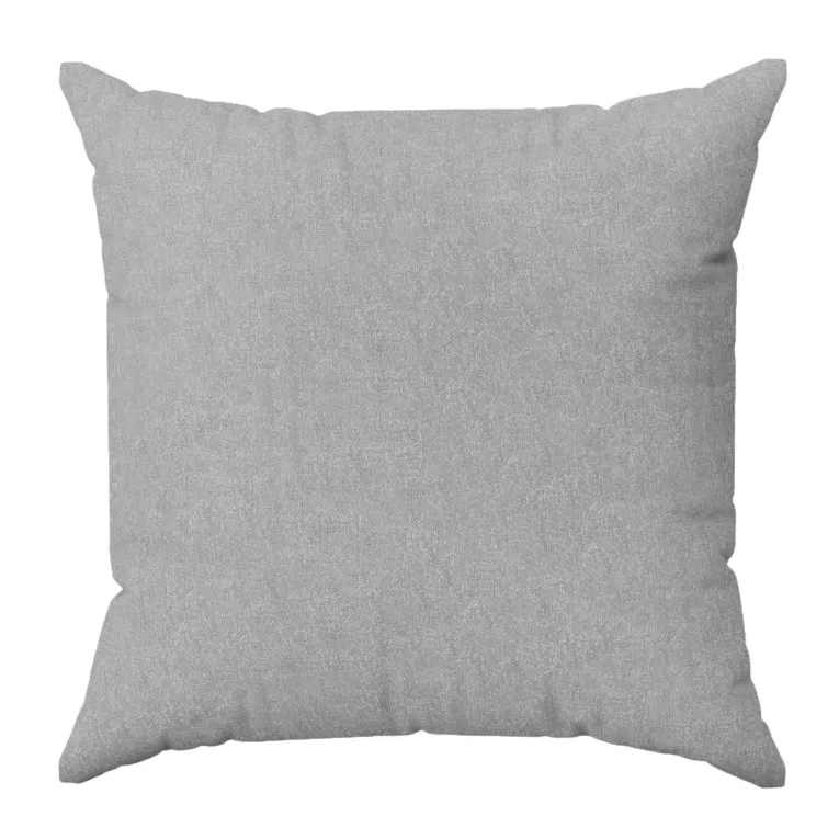 Poszewka szyta LUXOR szara z eleganckiej lśniącej tkaniny o drobnym splocie