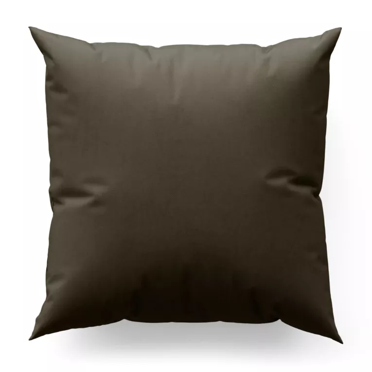 Poszewka szyta jasnobrązowa z gładkiej tkaniny zaciemniającej typu dimout