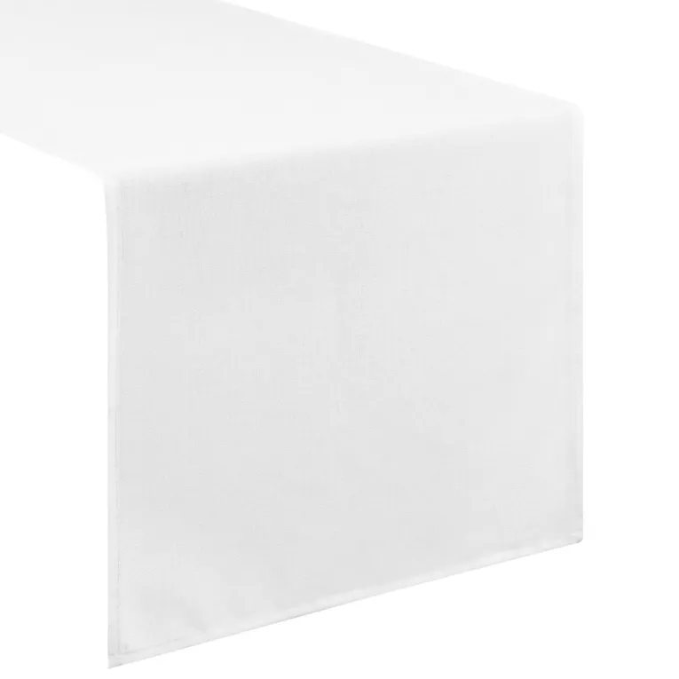 Bieżnik na stół 40x140 cm biały wodoodporny - KATE Eurofirany