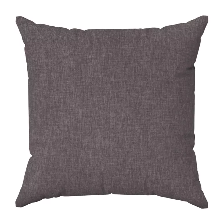 Poszewka szyta grafitowa z tkaniny zaciemniającej typu dimout o naturalnym splocie, z efektem melanżu