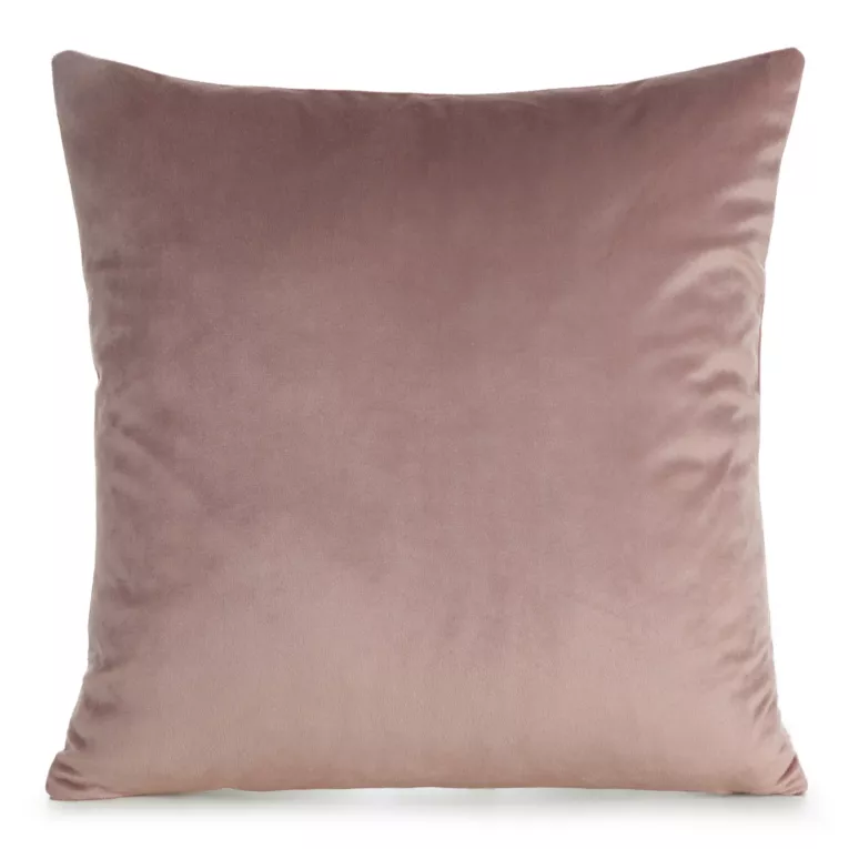 Poszewka na poduszkę 45x45 cm welwetowa o delikatnym połysku gładka ciemnoróżowa GAJA 1 Eurofirany
