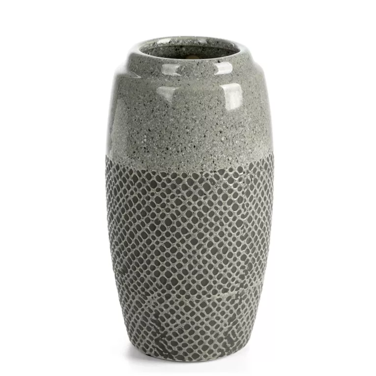 Wazon dekoracyjny stalowy w nowoczesnej stylistyce 13x25 cm NORI Eurofirany