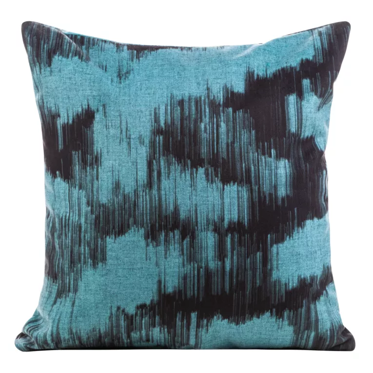 Poszewka dekoracyjna NIEBLA welwetowa zdobiona wzorem fantazyjnym Eurofirany