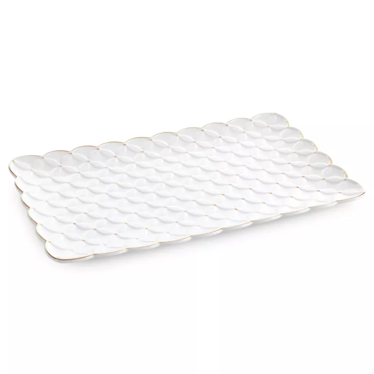 Patera dekoracyjna BELIA  z złotymi akcentami Eurofirany