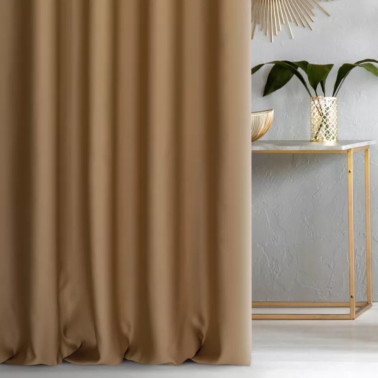 Tkanina zasłonowa zaciemniająca  typu dimout półmatowa Eurofirany