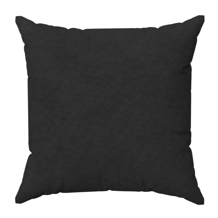 Poszewka szyta DORA - HIT czarna z miękkiej tkaniny o welurowej strukturze