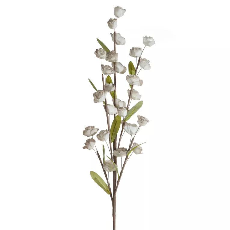 Kwiat sztuczny ciemnobrązowy z plastycznej pianki foamiran 90 cm Eurofirany