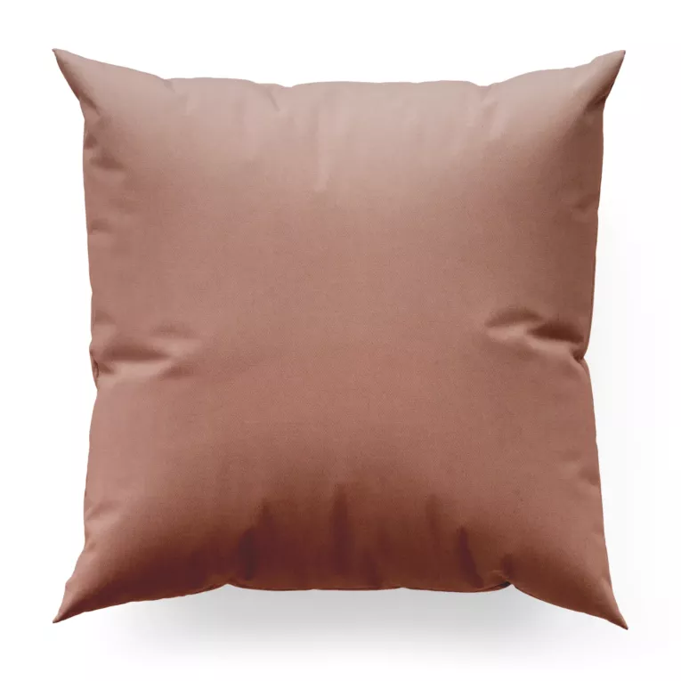 Poszewka szyta jasnowrzosowa z miękkiej półmatowej tkaniny welwetowej