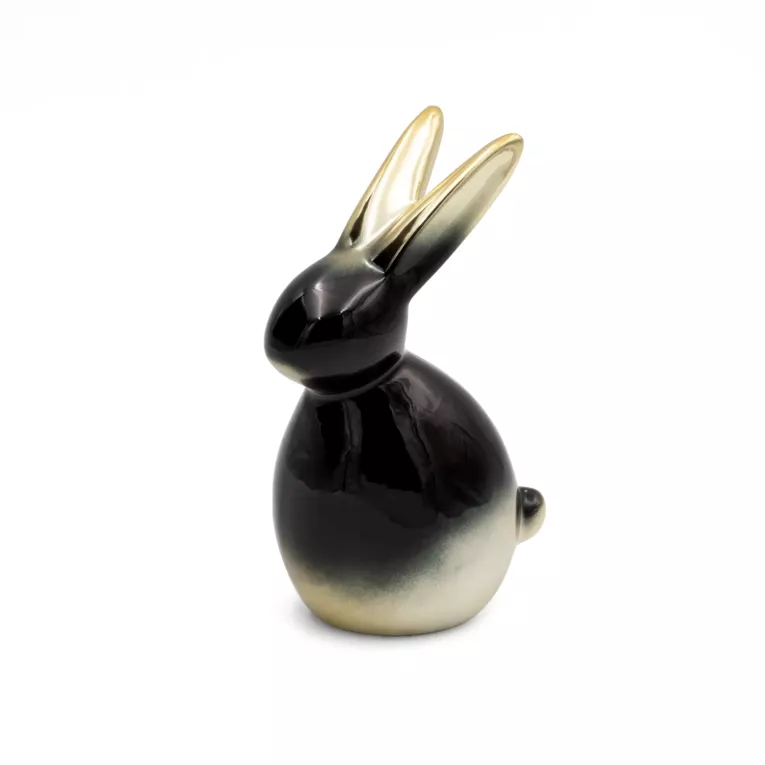 Figurka wielkanocna ZAJĄCZEK z glinki ceramicznej z efektem ombre