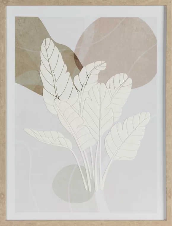 Obraz w stylu boho nadruk na płótnie oprawiony w ramę Eurofirany