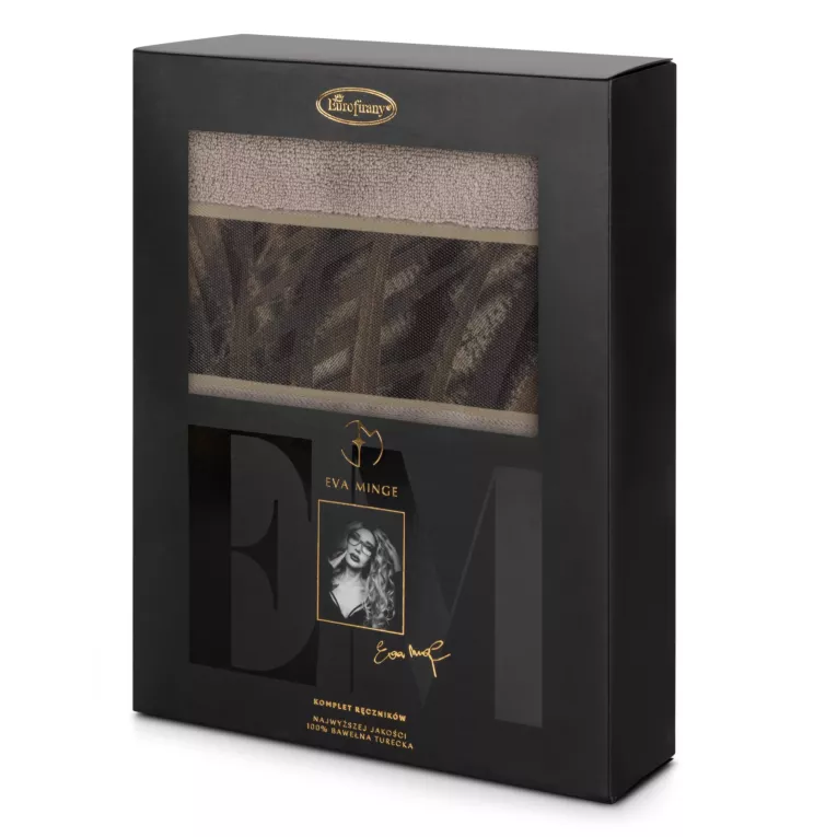 Zestaw ręczników bawełnianych 3 szt kolor beżowy, brazowy 500 g/m2 Eva Minge 11 Eurofirany