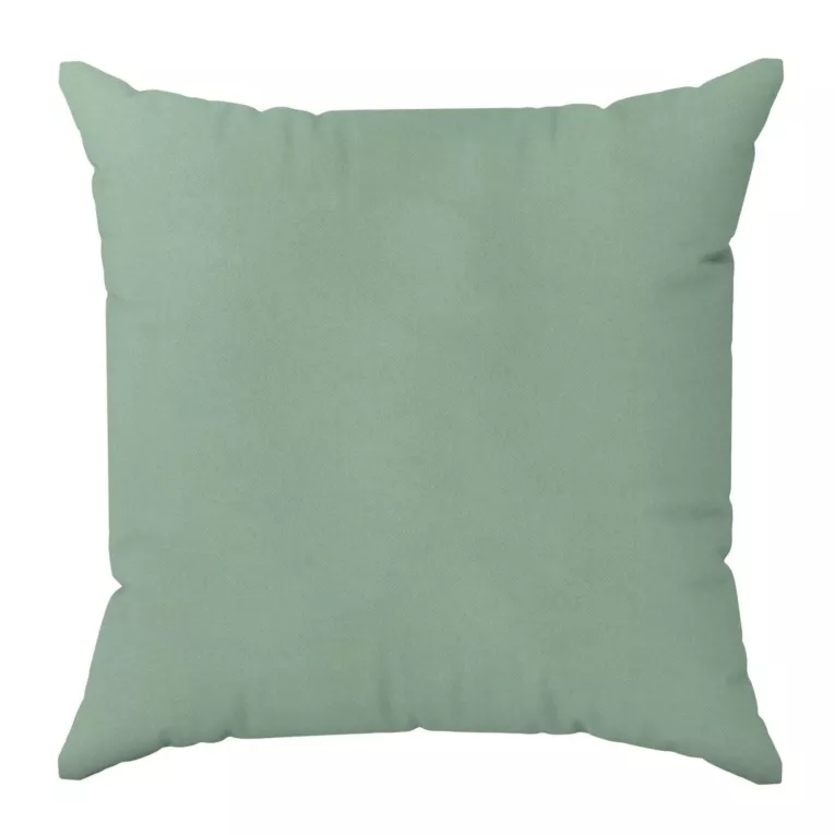 Poszewka szyta DORA - HIT jasnoturkusowa z miękkiej tkaniny o welurowej strukturze