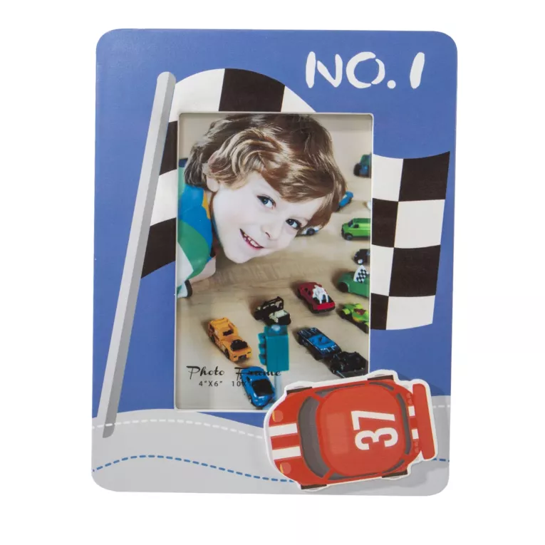 Ramka na zdjęcie ALEX niebieska drewniana Eurofirany