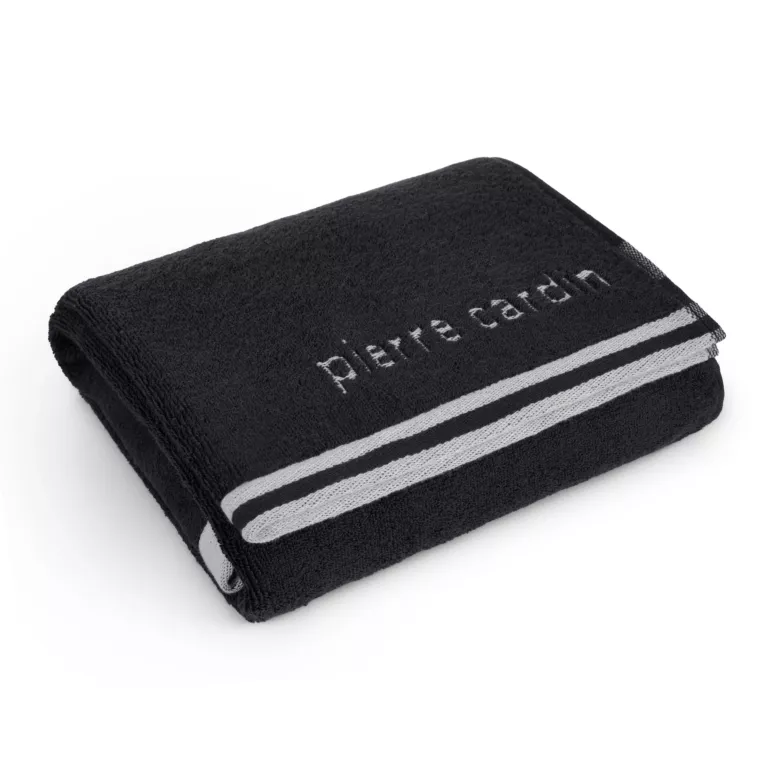 Ręcznik do rąk 30x50 cm bawełniany kolor czarny z kolekcji Pierre Cardin  Eurofirany