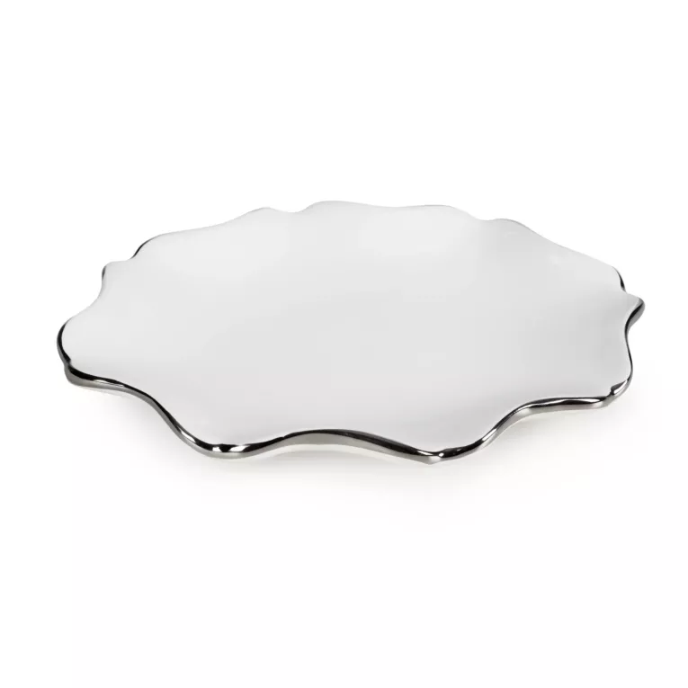 Patera dekoracyjna  z falującym brzegiem AUREN Eurofirany