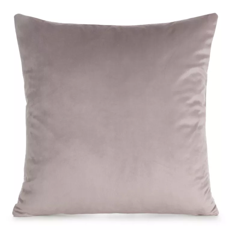Poszewka na poduszkę 45x45 cm welwetowa o delikatnym połysku gładka pudrowa GAJA 1 Eurofirany