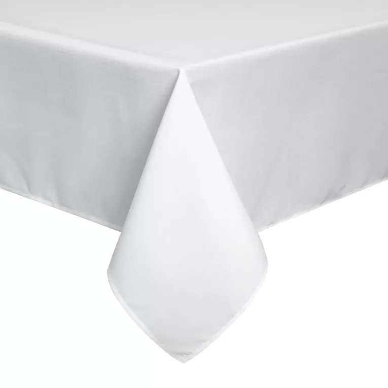 Obrus na stół 140x220 cm biały wodoodporny - KATE Eurofirany