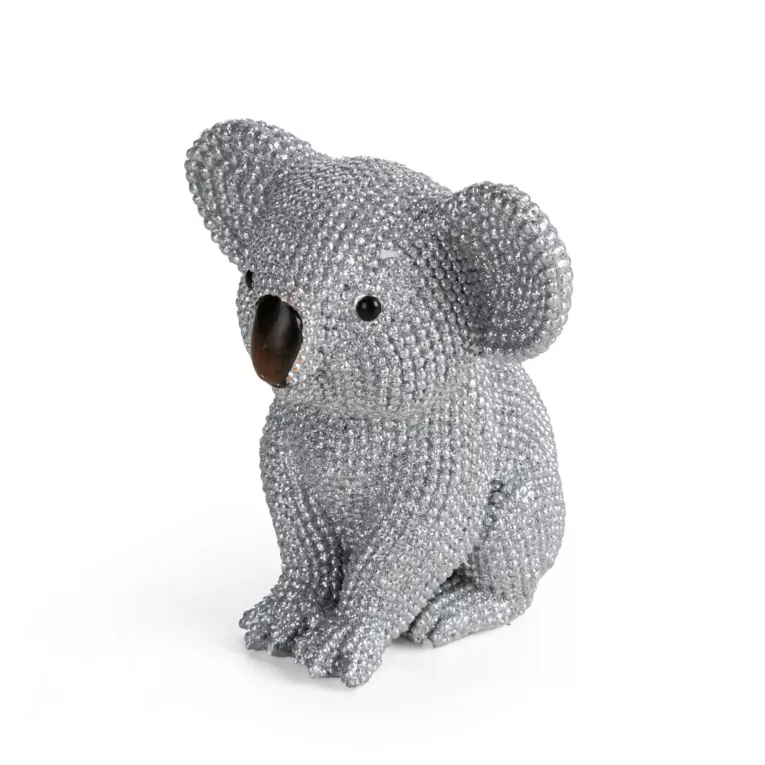 Figurka srebrna Koala o drobnym strukturalnym wzorze ELDO 1 Eurofirany