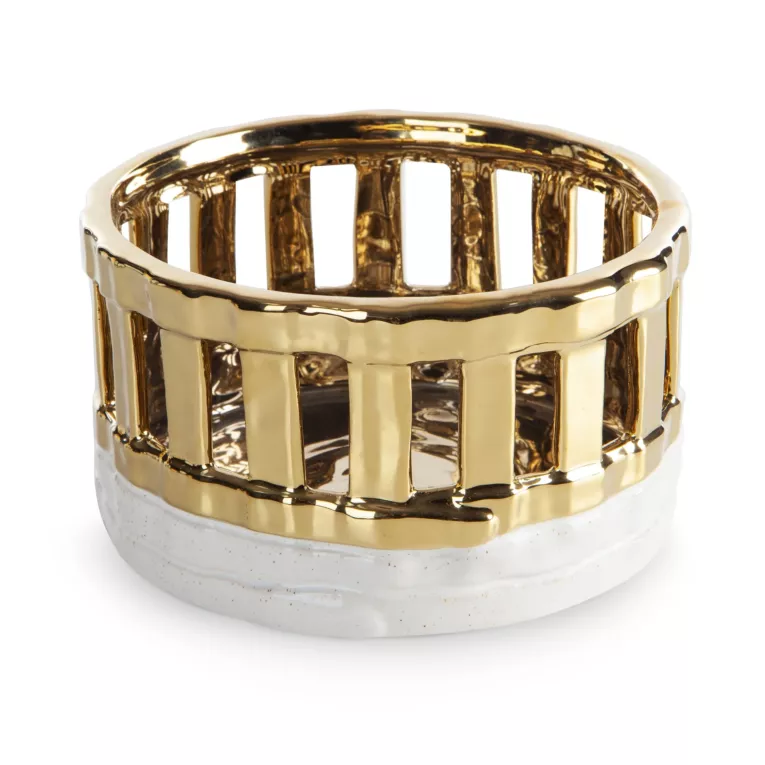 Misa dekoracyjna MAELA w złoto białej kolorystyce