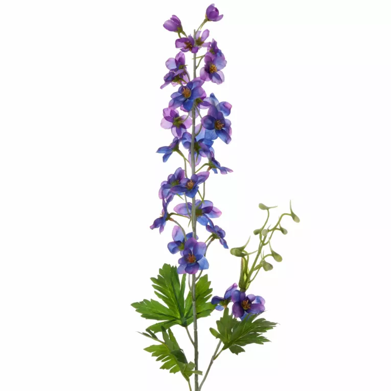 Kwiat sztuczny dekoracyjny OSTRÓŻKA niebieski Eurofirany