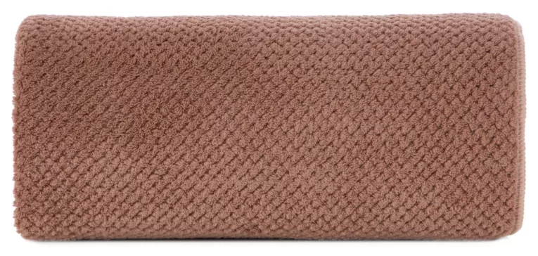 Ręcznik do rąk 30x50 cm szybkoschnący z mikrofibry kolor pudrowy róż o ryżowej strukturze 280 g/m2 ZOE 1 Eurofirany