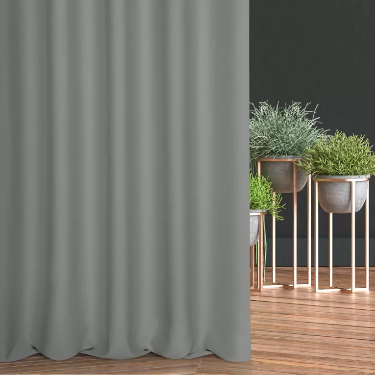 Tkanina zasłonowa zaciemniająca typu dimout półmatowa Eurofirany