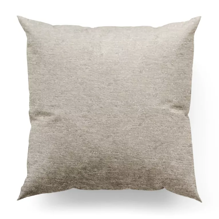 Poszewka szyta TEXTURE 2 oliwkowo srebrna z miękkiej tkaniny szenilowej z błyszczącym nadrukiem