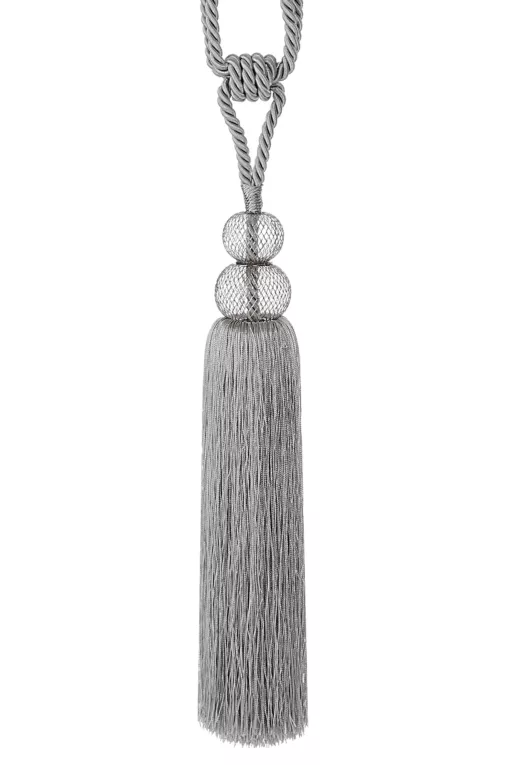 Chwosty, upinacze do zasłon kolor srebrny 71 cm 1 szt