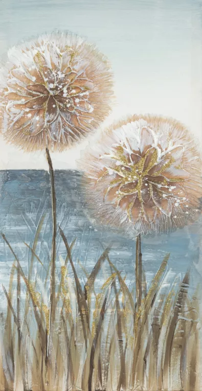 Obraz ręcznie malowany na płótnie dmuchawce