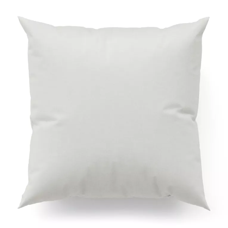 Poszewka szyta ENYA jasnokremowa z miękkiej półmatowej tkaniny welwetowej