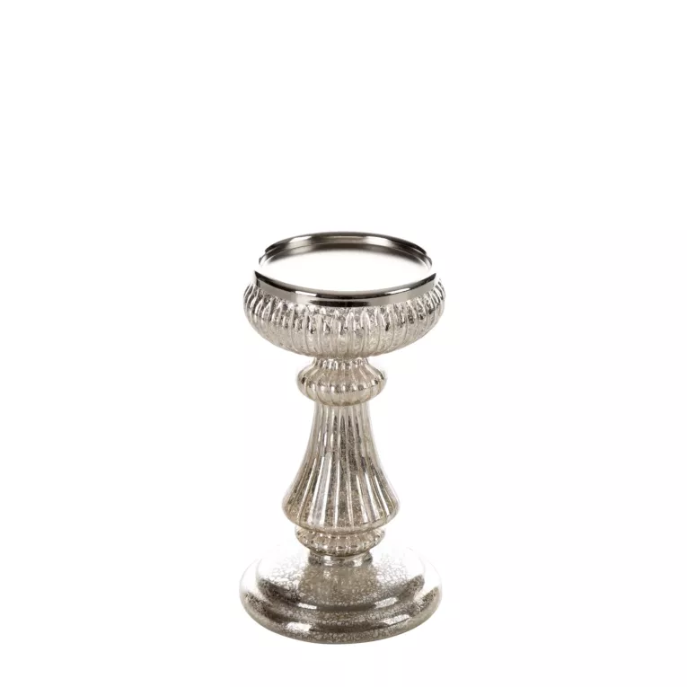 Świecznik dekoracyjny wyposażony w budowane światełka LED Eurofirany