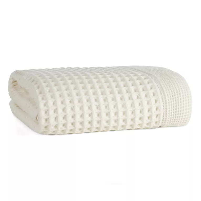 Ręcznik kąpielowy 70x140 cm bawełniany kolor kremowy o charakterystycznej gofrowej strukturze 400 g/m2 MELO Eurofirany