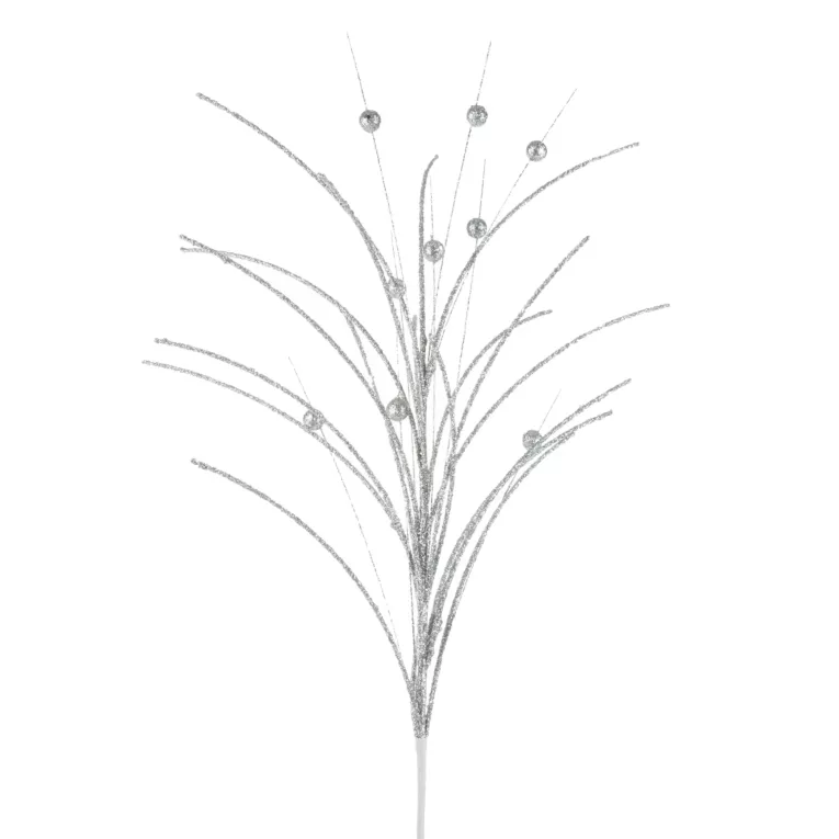 Świąteczna gałązka z lśniącymi kuleczkami Eurofirany