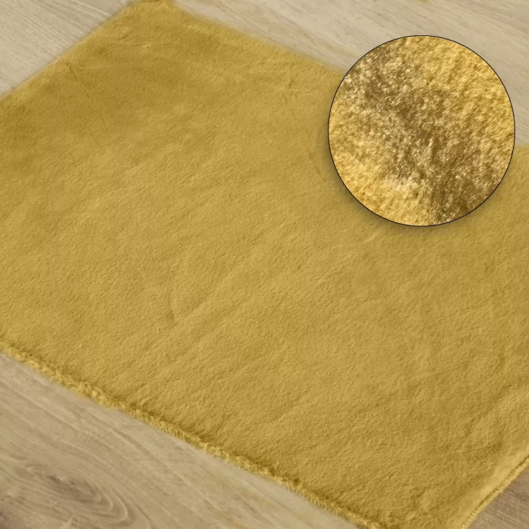 Dywanik łazienkowy EMILIO musztardowy Eurofirany