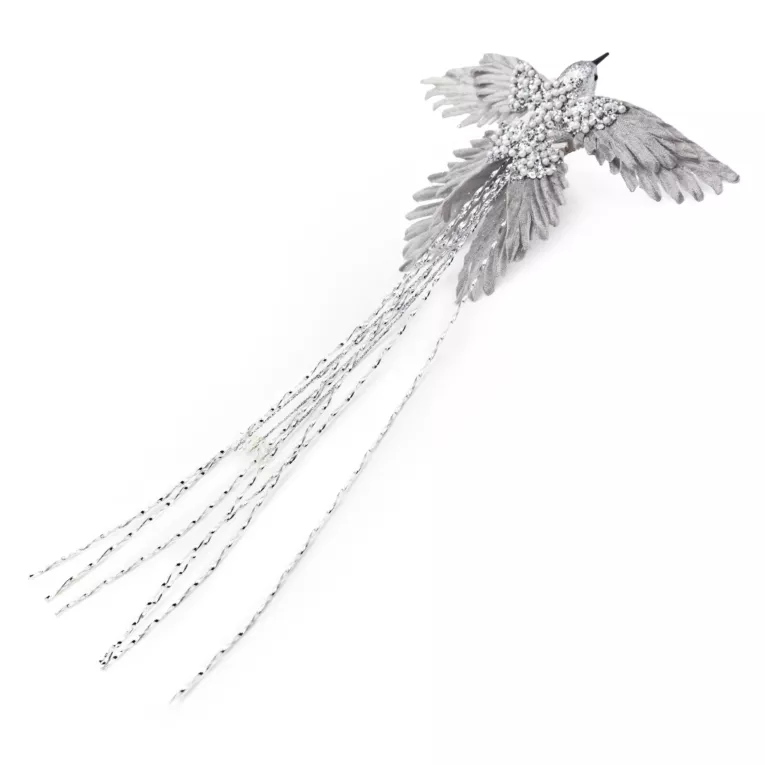 Ozdoba choinkowa PTAK z lśniącymi akcentami Eurofirany