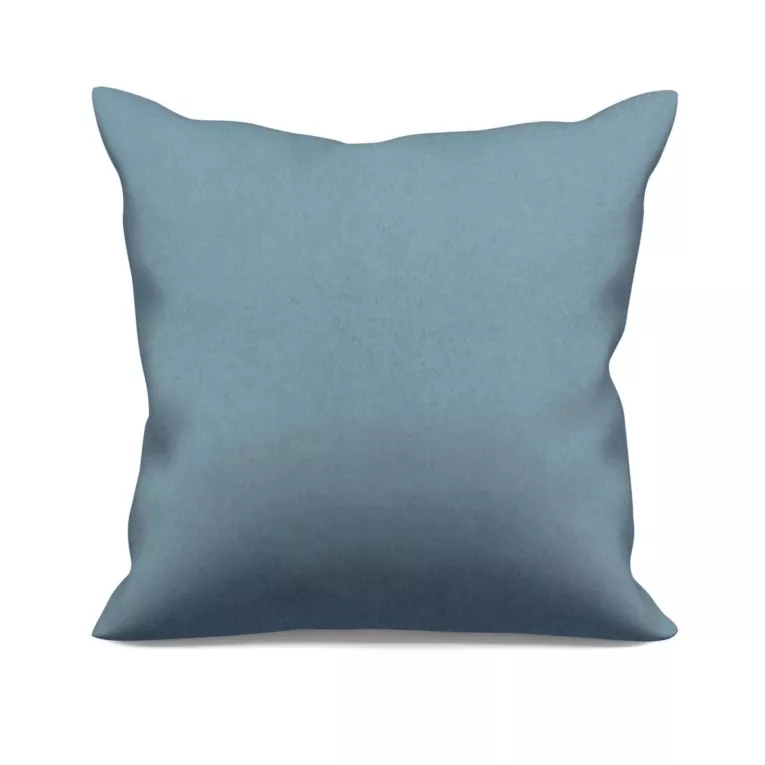 Poszewka szyta ADESSA ciemnoniebieska z miękkiej tkaniny o welurowej strukturze