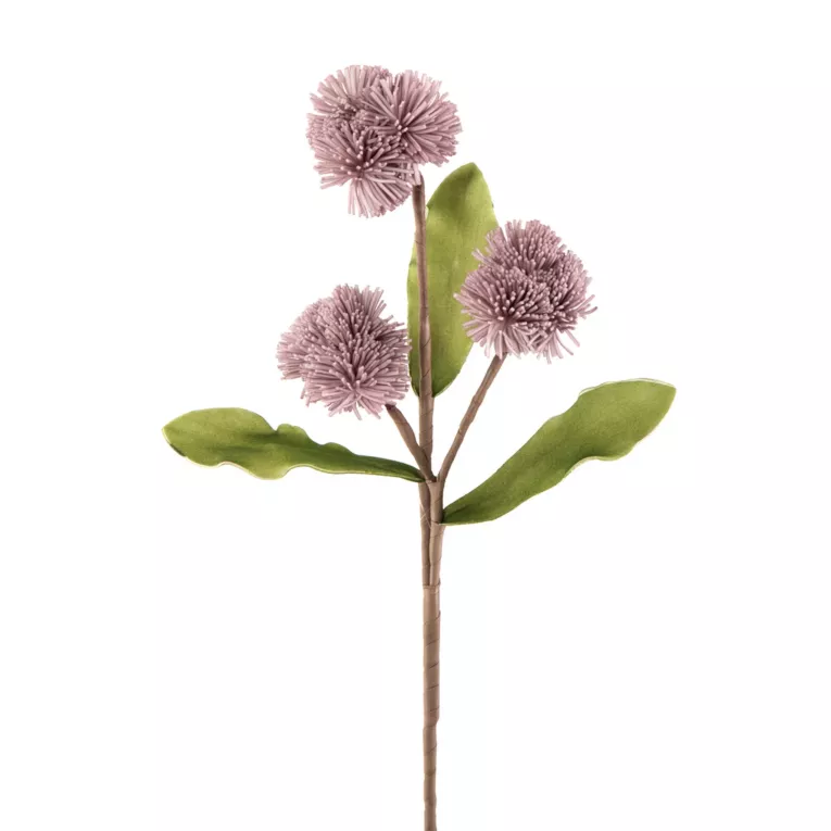 Sztuczny kwiat z pianki foamiran turkusowy Eurofirany