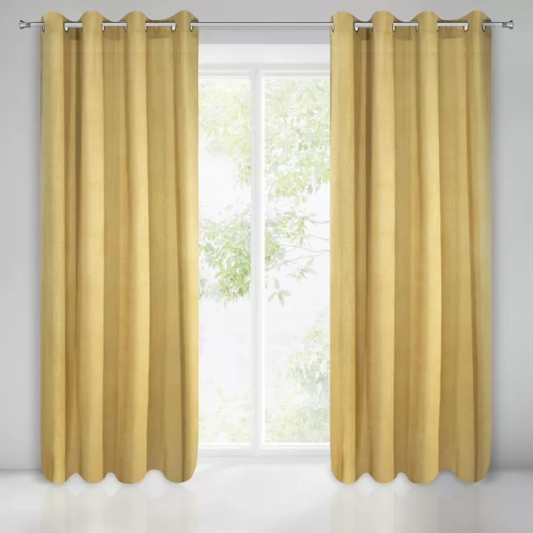 Zasłona IBBIE z błyszczącego strukturalnego welwetu Eurofirany