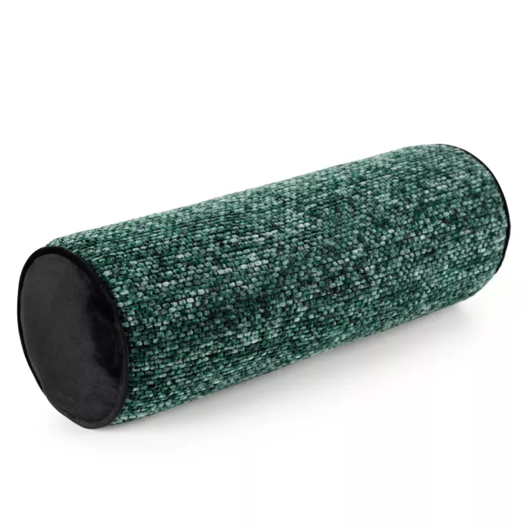 Poduszka dekoracyjna wałek 45 x 15 cm z grubej nici szenilowej miętowa BARI Eurofirany