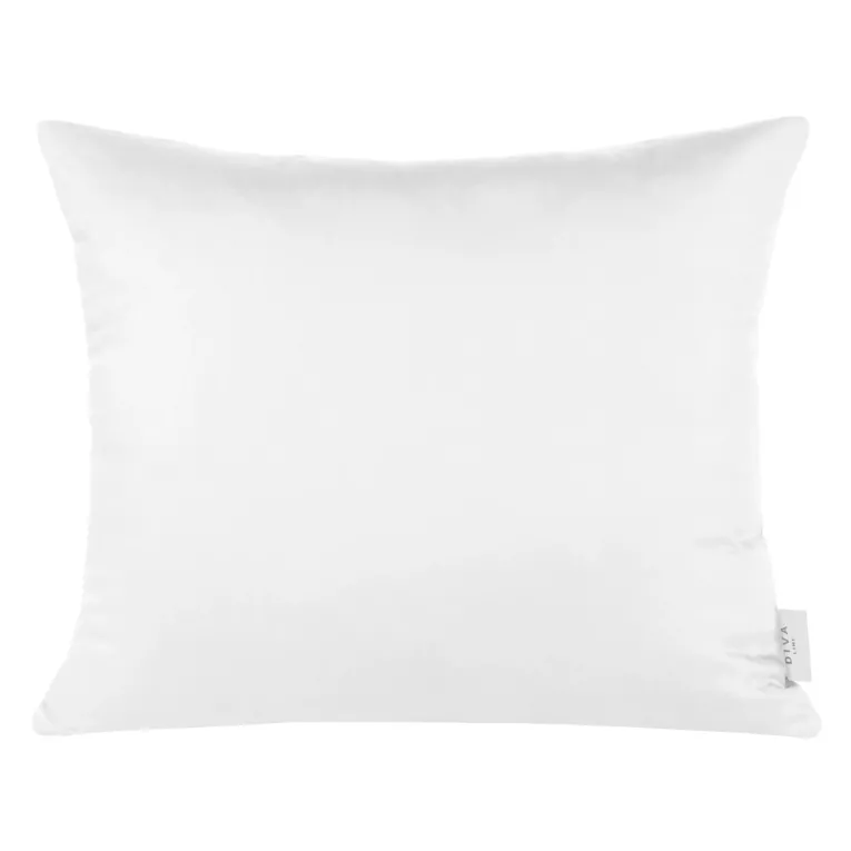 Poszewka na poduszkę 50x70 cm z satyny bawełnianej biała DINA Eurofirany
