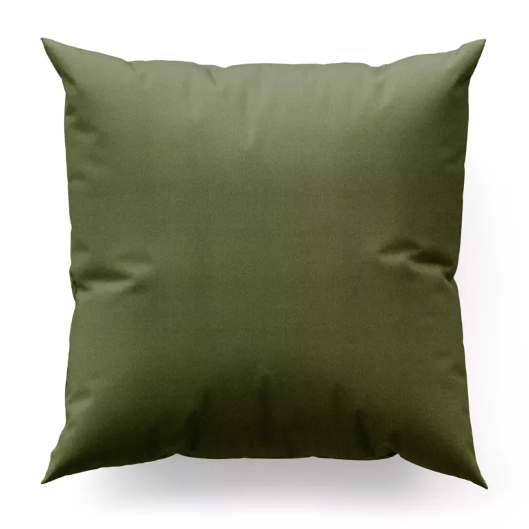 Poszewka szyta DORA - HIT jasnozielona z miękkiej tkaniny o welurowej strukturze