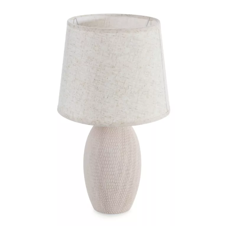 Lampka dekoracyjna stołowa HANIA z matowym abażurem Eurofirany